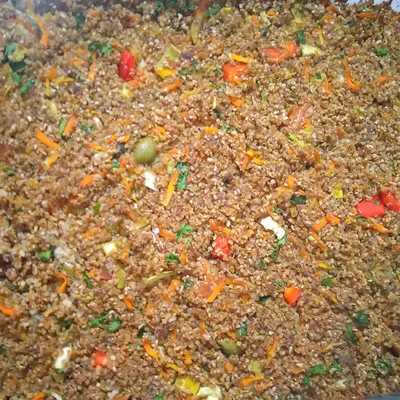 Recipe of Oven kibbeh with vegetables on the DeliRec recipe website