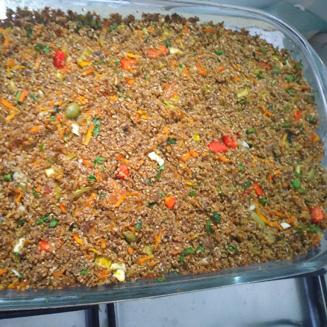 Photo of the Oven kibbeh with vegetables – recipe of Oven kibbeh with vegetables on DeliRec