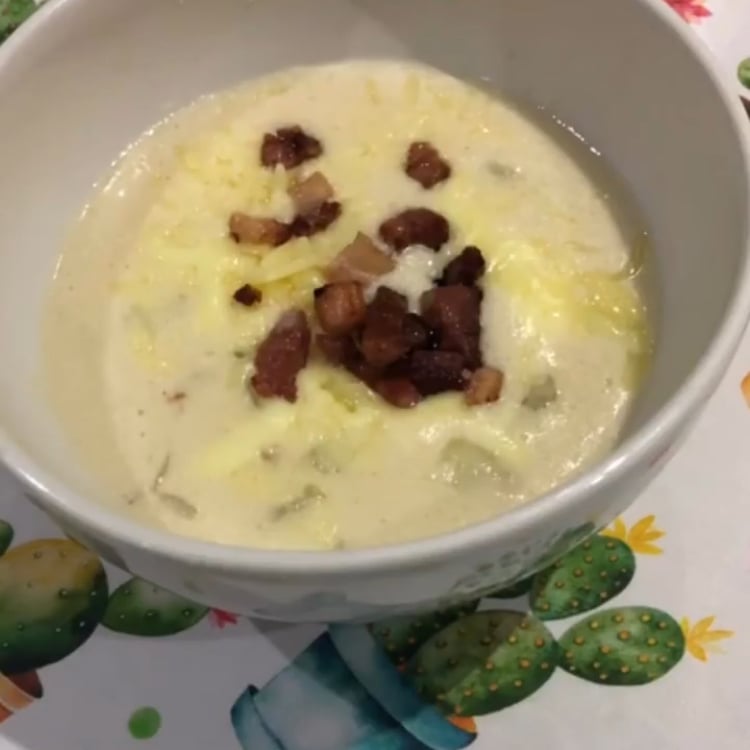 Photo of the Potato and bacon broth – recipe of Potato and bacon broth on DeliRec
