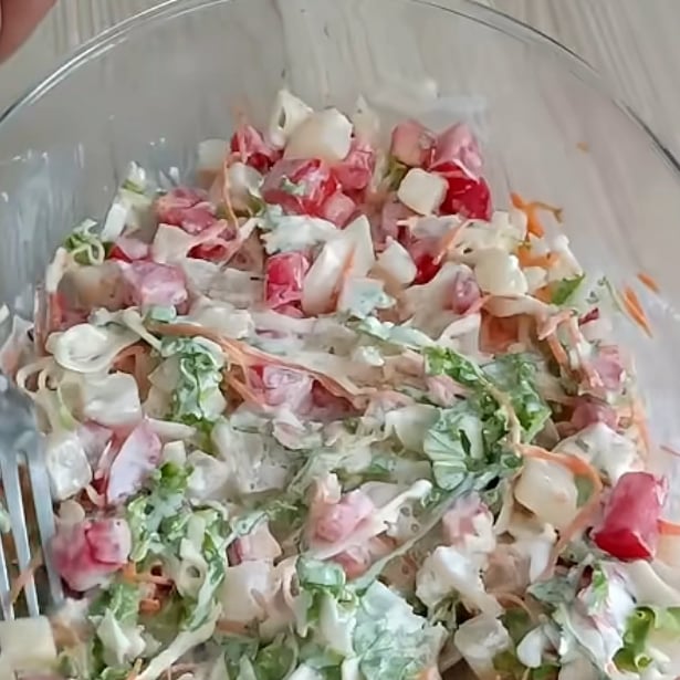 Photo of the Salad with mayonnaise cream – recipe of Salad with mayonnaise cream on DeliRec
