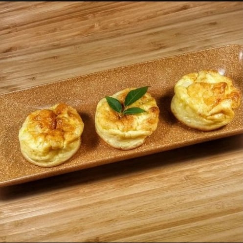 Photo of the Mini cheese and heart of palm souffle – recipe of Mini cheese and heart of palm souffle on DeliRec