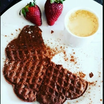 Photo of the cocoa waffle – recipe of cocoa waffle on DeliRec