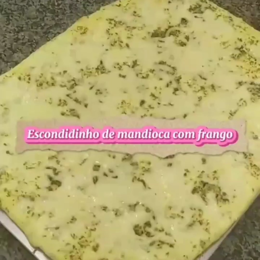 Foto da Escondidinho de mandioca com frango - receita de Escondidinho de mandioca com frango no DeliRec