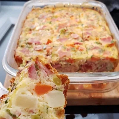 Recipe of easy oven omelet on the DeliRec recipe website