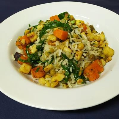 Recipe of Delicious vegan rice!!! very simple to do on the DeliRec recipe website