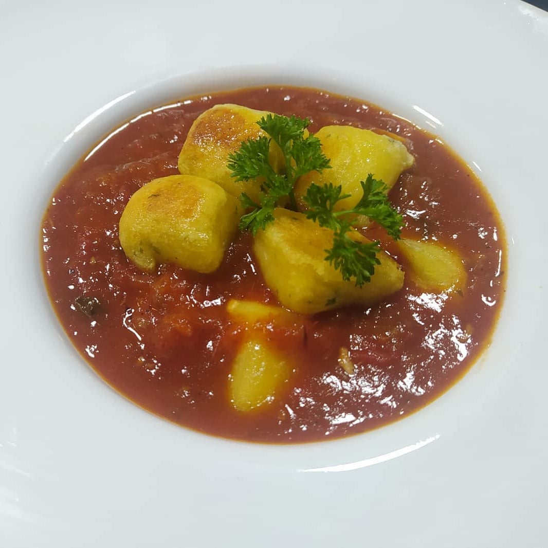 Photo of the Grilled cabotiá pumpkin gnocchi with sugo sauce 🍅🍅 – recipe of Grilled cabotiá pumpkin gnocchi with sugo sauce 🍅🍅 on DeliRec