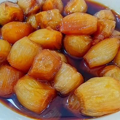 Receta de Mina cebollas caramelizadas, genial para barbacoas en el sitio web de recetas de DeliRec
