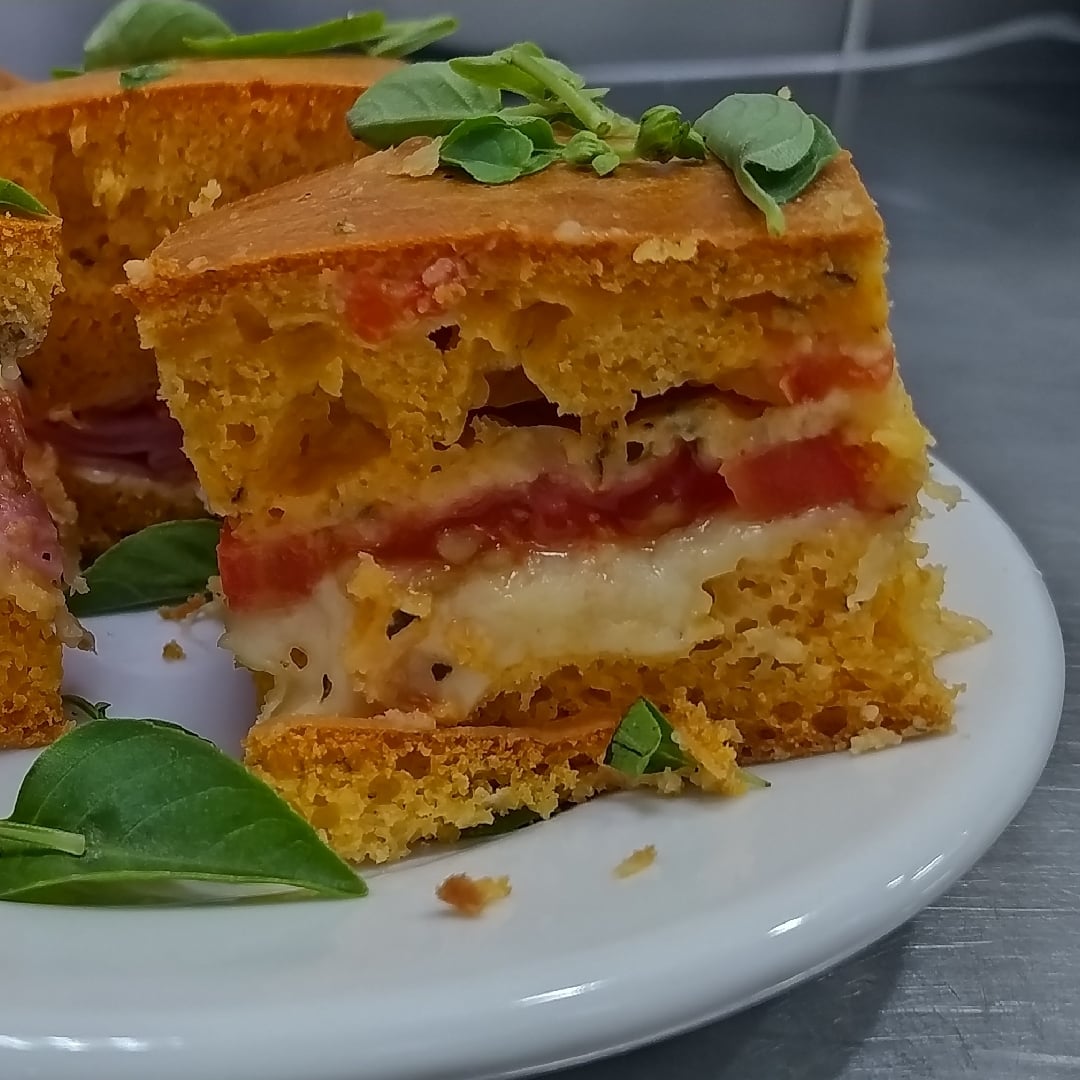 Foto de la Tarta de fiambre (queso y jamón) – receta de Tarta de fiambre (queso y jamón) en DeliRec