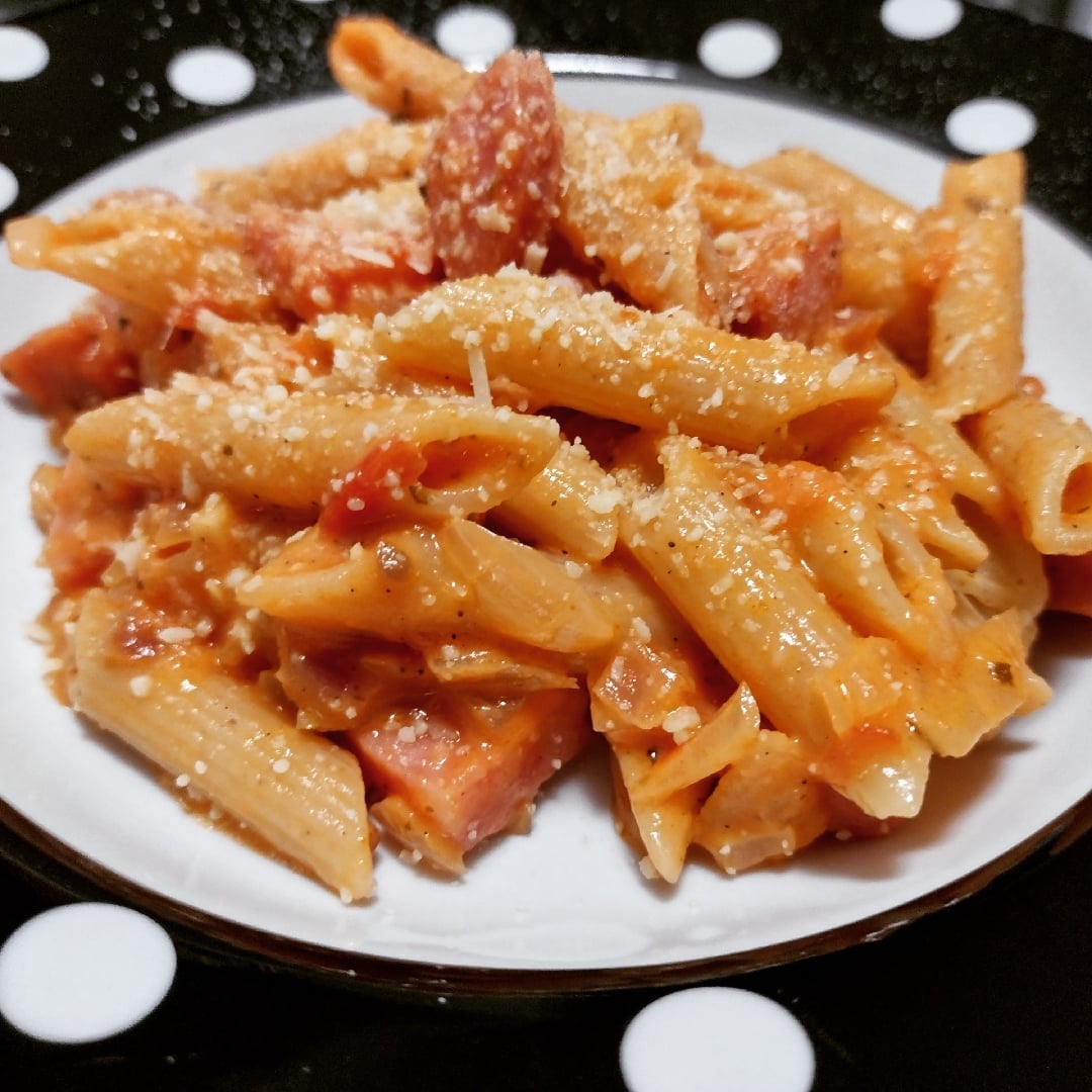Photo of the Penne Rigate with Pepperoni Sauce – recipe of Penne Rigate with Pepperoni Sauce on DeliRec