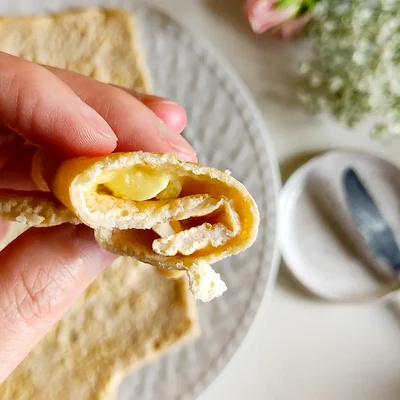 Recette de Pancake aux haricots beurre - seulement 3 ingrédients sur le site de recettes DeliRec