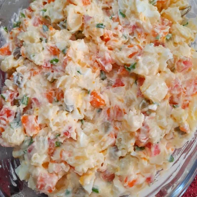 Recette de salade de mayonnaise sur le site de recettes DeliRec