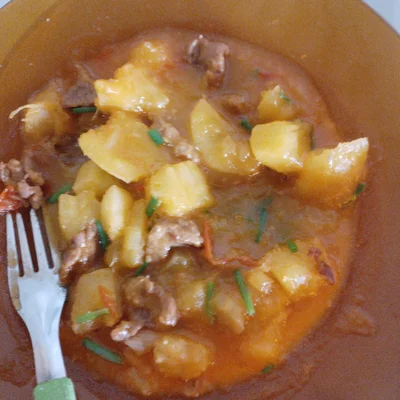 Cassava soup easy to prepare delicious