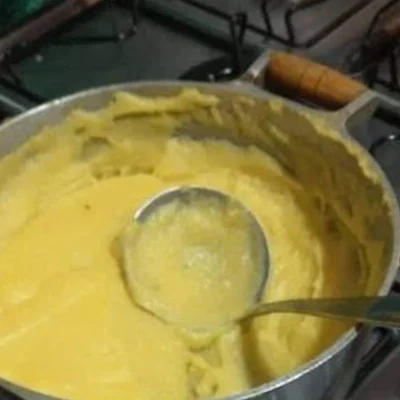 Recipe of cornmeal angu on the DeliRec recipe website