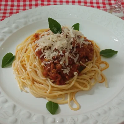 Recipe of Soy protein bolognese on the DeliRec recipe website