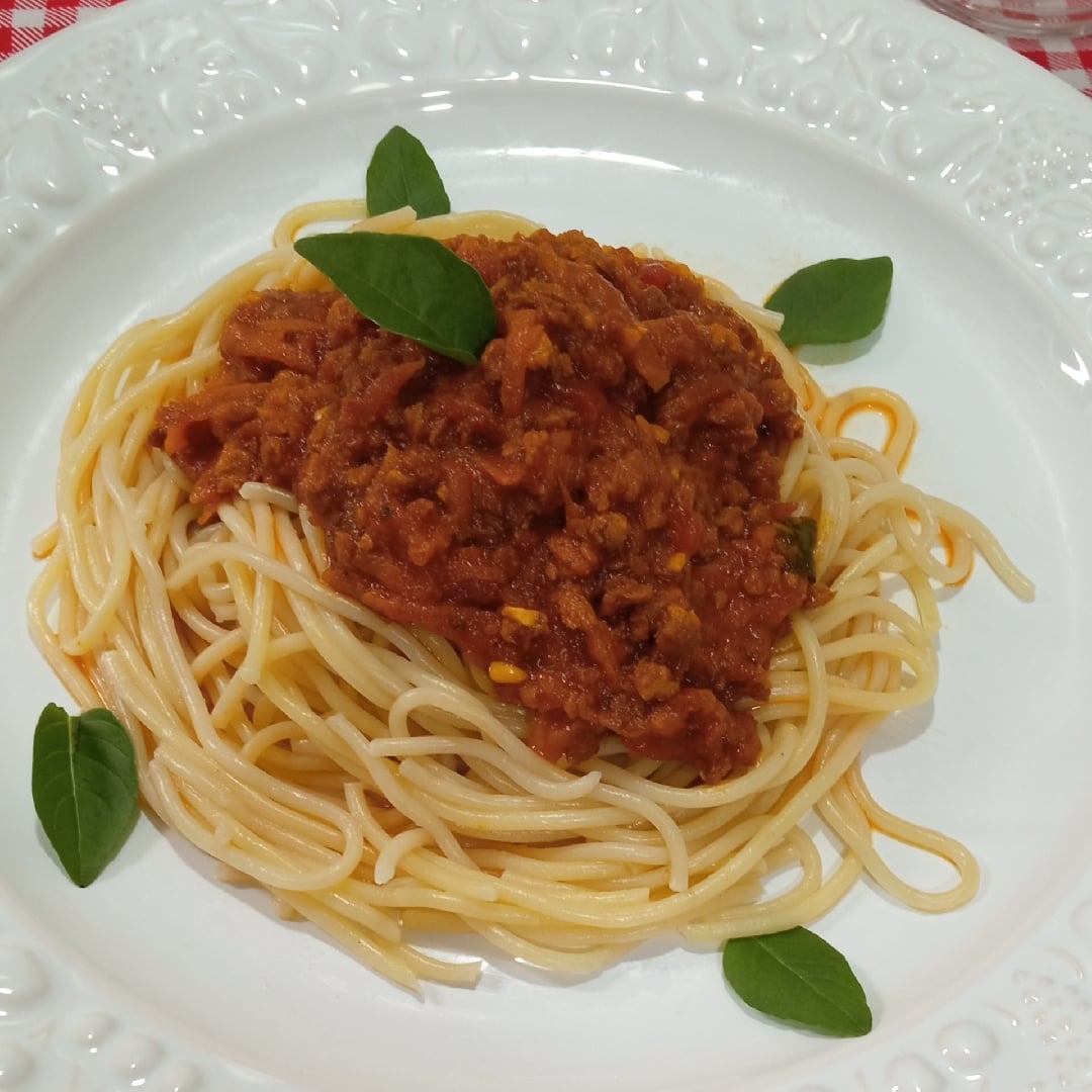 Photo of the Soy protein bolognese – recipe of Soy protein bolognese on DeliRec