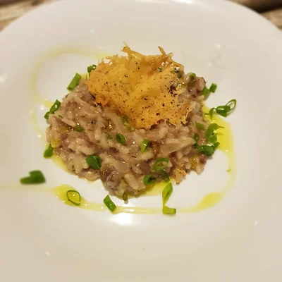 Recipe of Oxtail risotto on the DeliRec recipe website