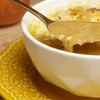 Foto della zuppa di cipolle - ricetta di zuppa di cipolle nel DeliRec