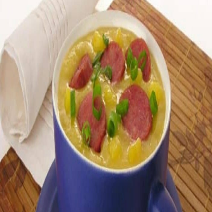 Foto da Sopa de mandioquinha com missô  - receita de Sopa de mandioquinha com missô  no DeliRec