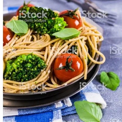 Recipe of Wholemeal pasta with vegetables on the DeliRec recipe website