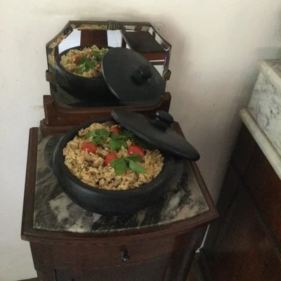 Recipe of Chicken offal rice on the DeliRec recipe website