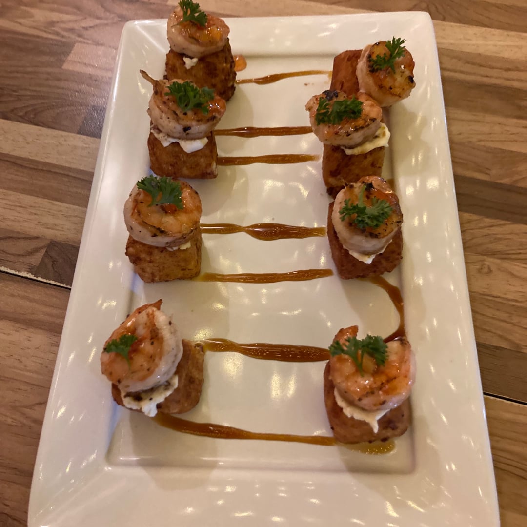 Photo of the Tapioca dadinhos with shrimp in sweet and sour sauce – recipe of Tapioca dadinhos with shrimp in sweet and sour sauce on DeliRec