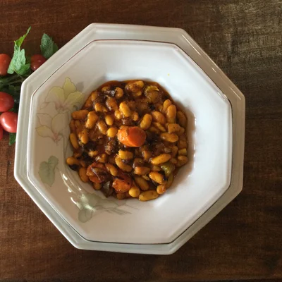 Recipe of White beans in palm oil on the DeliRec recipe website