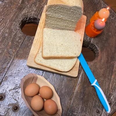 Recipe of toast with egg on the DeliRec recipe website
