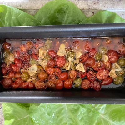 Recipe of canned cherry tomatoes on the DeliRec recipe website