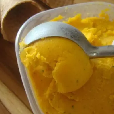 Recipe of Mango ice cream on the DeliRec recipe website