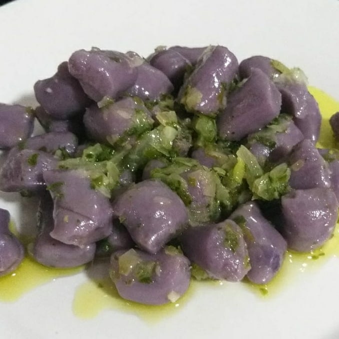 Photo of the Purple sweet potato gnocchi – recipe of Purple sweet potato gnocchi on DeliRec