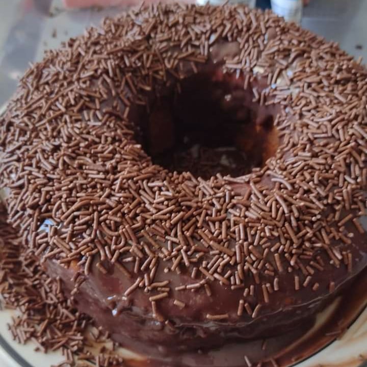 Foto de la Tarta de chocolate fácil y esponjosa – receta de Tarta de chocolate fácil y esponjosa en DeliRec