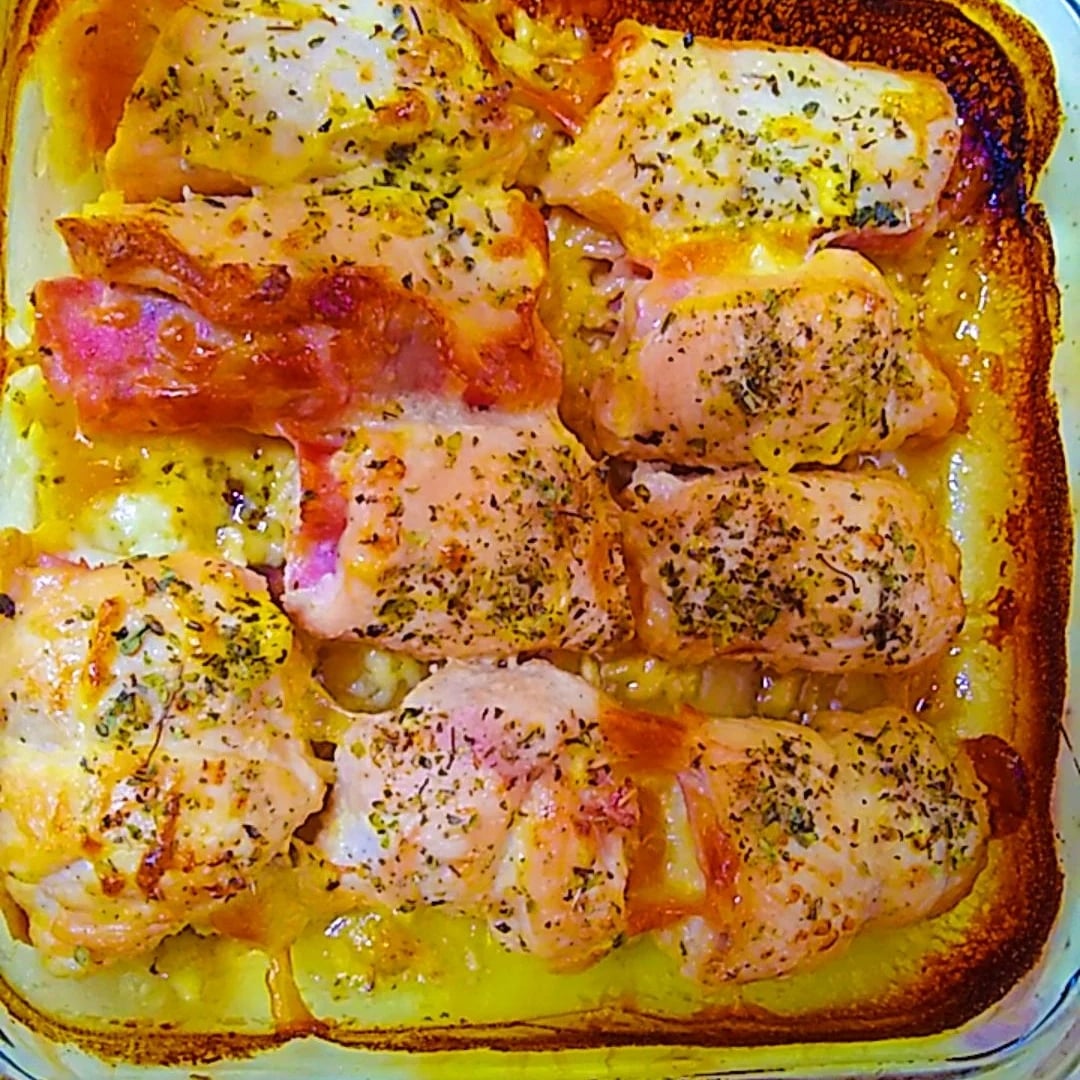 Photo of the Chicken fillet stuffed with ham and mozzarella – recipe of Chicken fillet stuffed with ham and mozzarella on DeliRec
