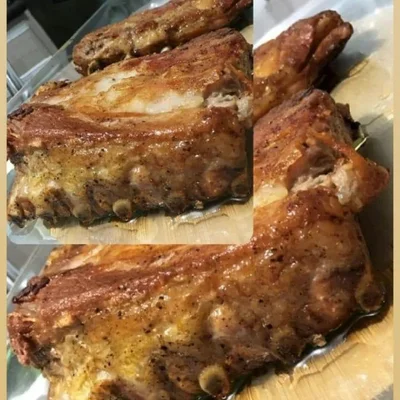Recipe of Oven-roasted pork ribs on the DeliRec recipe website