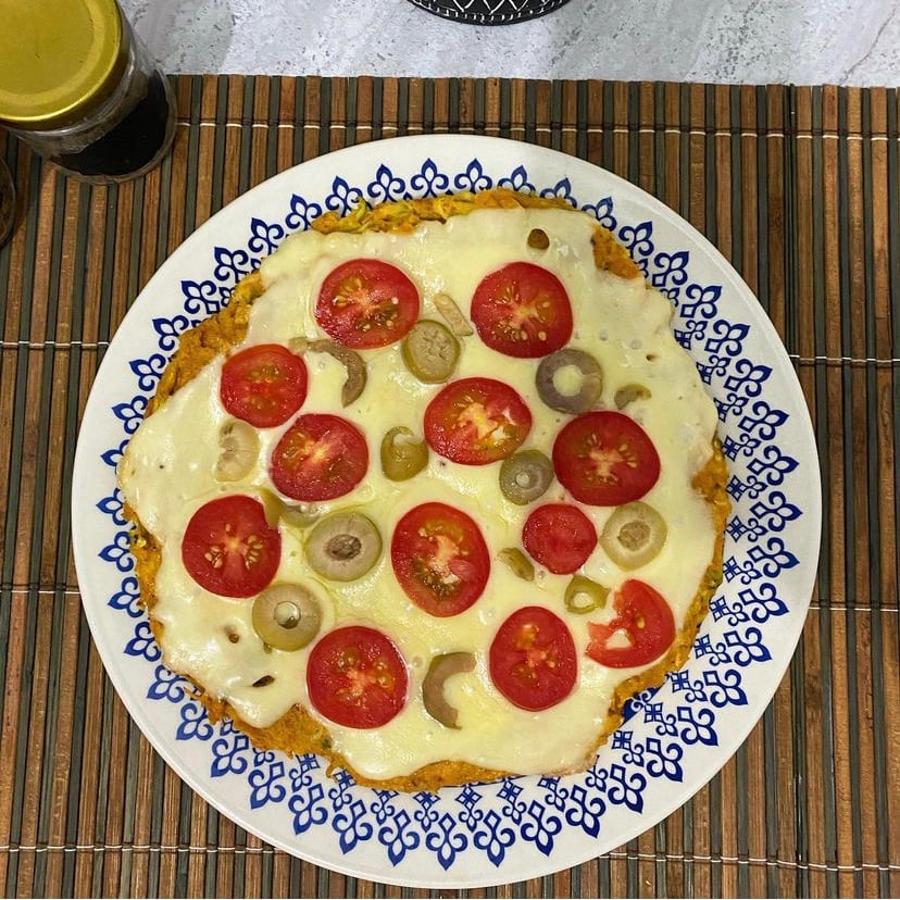 Foto da Pizza de frigideira de Abobrinha  - receita de Pizza de frigideira de Abobrinha  no DeliRec