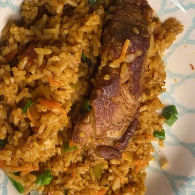 Recipe of Pork Chop Rice on the DeliRec recipe website