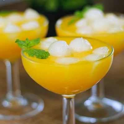 Recipe of Melon with Peach Cream on the DeliRec recipe website