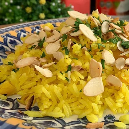 Photo of the Rice with Coconut, Almonds and Apricots – recipe of Rice with Coconut, Almonds and Apricots on DeliRec