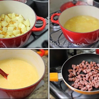 Photo of the Creamy Corn with Potato and Sausage – recipe of Creamy Corn with Potato and Sausage on DeliRec