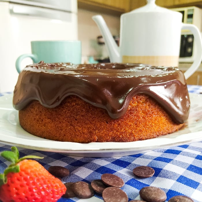 Photo of the Carrot cake with chocolate icing – recipe of Carrot cake with chocolate icing on DeliRec