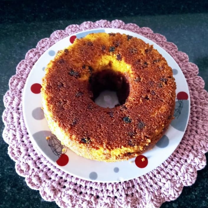 Photo of the Cornmeal cake with candied fruits – recipe of Cornmeal cake with candied fruits on DeliRec