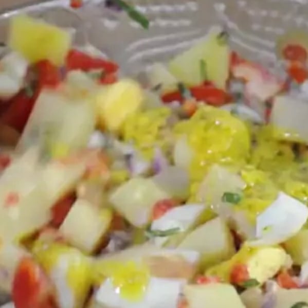 Photo of the Potato and pepper salad – recipe of Potato and pepper salad on DeliRec