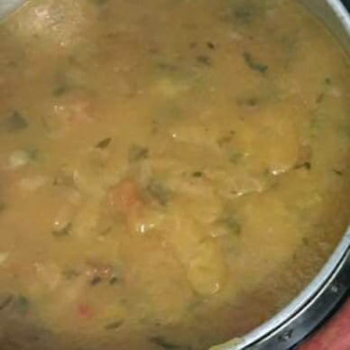 Photo of the Aipim soup with sausage – recipe of Aipim soup with sausage on DeliRec