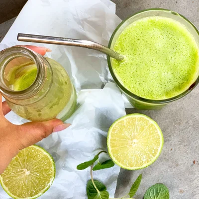 Recipe of Green juice (the best) on the DeliRec recipe website