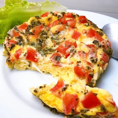 Recipe of microwave omelette on the DeliRec recipe website