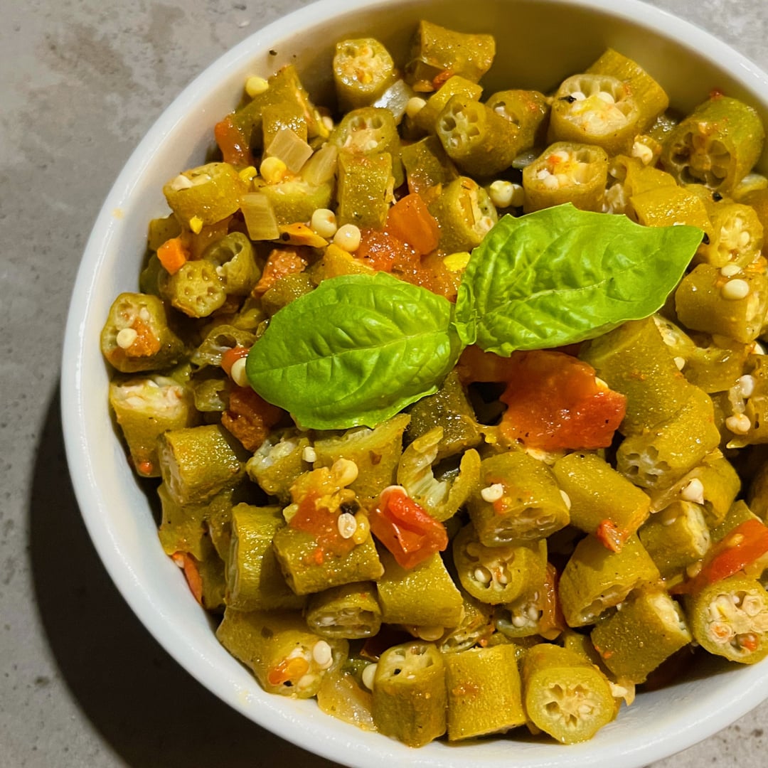 Photo of the Okra with paprika and tomato – recipe of Okra with paprika and tomato on DeliRec