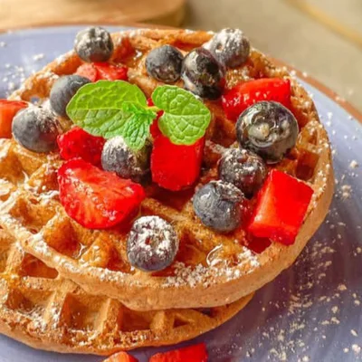 Recipe of Waffle with Berries on the DeliRec recipe website