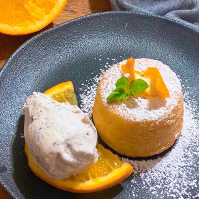 Recipe of Orange petit gateau on the DeliRec recipe website
