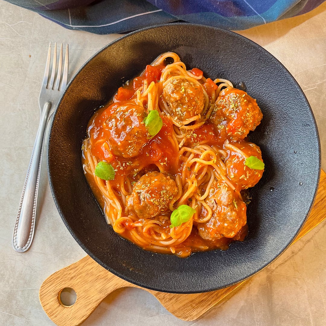 Foto da Spaghetti com almôndega  - receita de Spaghetti com almôndega  no DeliRec