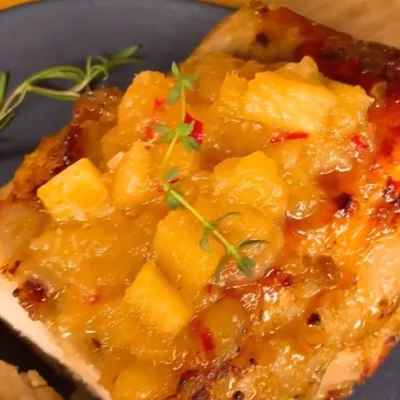 Recipe of Loin with pineapple and pepper on the DeliRec recipe website