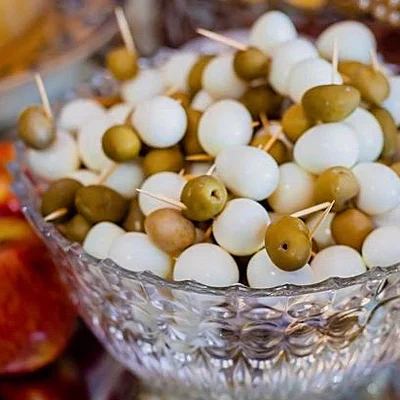Recipe of Snack of quail egg with olive on the DeliRec recipe website